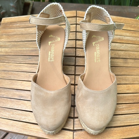 PASEART Espadrille Wedge Sandals 39/8.5 - Picture 2 of 6